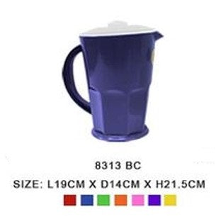 8313 BC Pitcher Round Baby Colored 2.2L