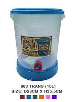 880 TR Water Dispenser Transparent 10L