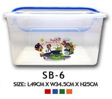 SB-6 TR Magicland Storage Box Transparent 32L