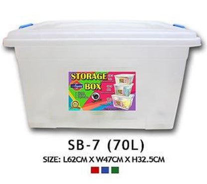 SB-7 TR Multi Storage Box Transparent 70L