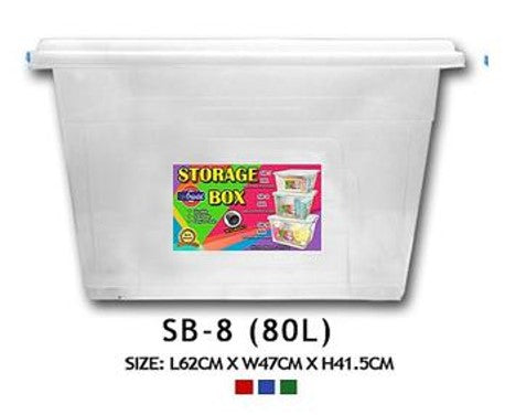 SB-8 TR Multi Storage Box Transparent 80L