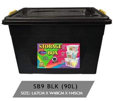SB-9 BLK Multi Storage Box Black 105L