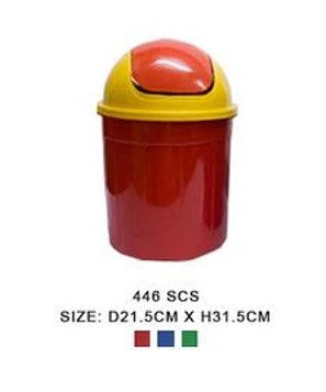 446 SCS Waste Can Round with Cover (S) 6L