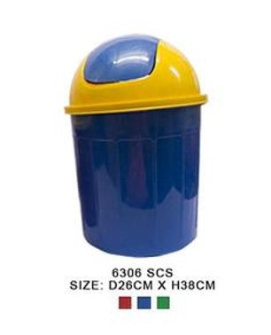 6306 SCS Waste Can Round with Cover (B) 10L