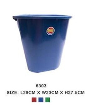 6303 Waste Can Oval 9L