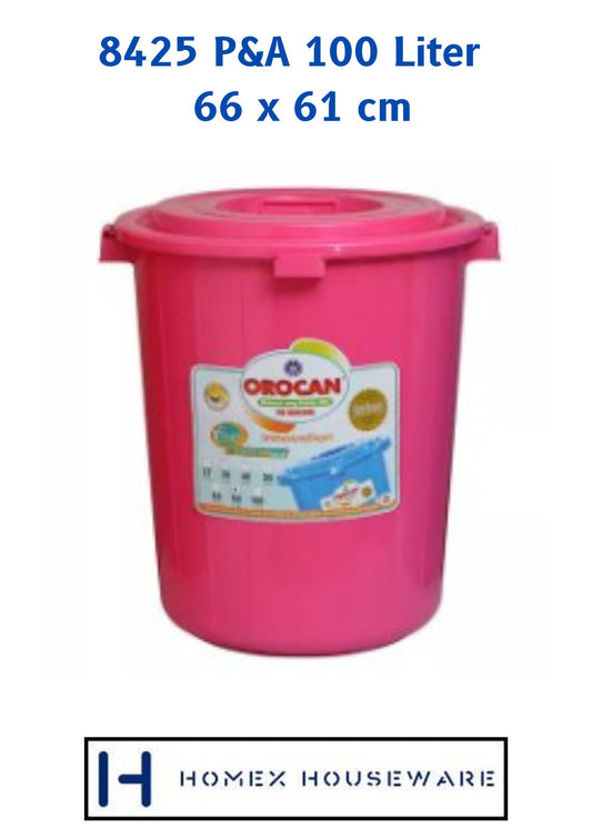 8425 P&A 100 Liter Utility Can with Cover