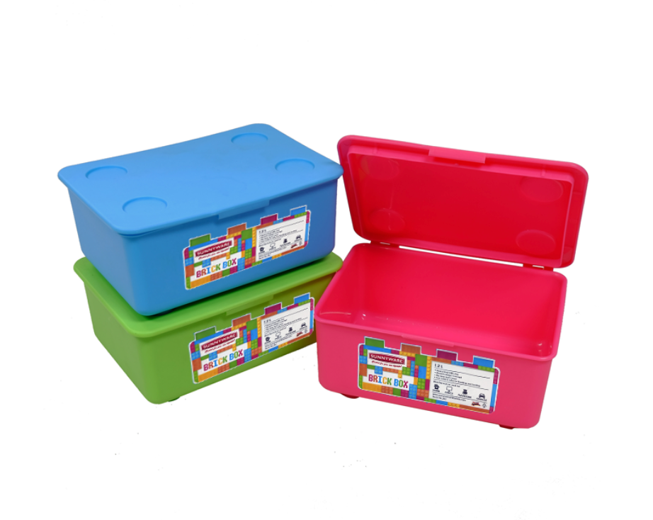 243 STACKABLE  BRICK BOX -DELUXE