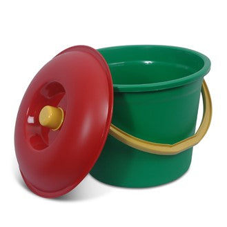 9607-C Ord  4L Round Pail with cover -Ordinary