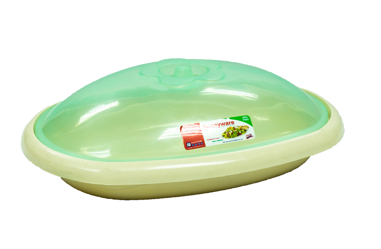 586 Food Container with  Clear dome Cover