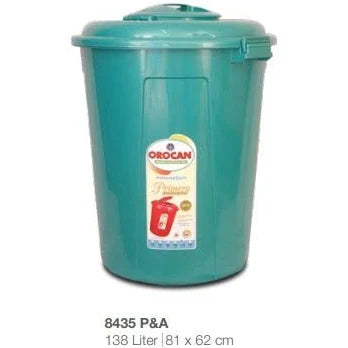 8435 P&A 138 Liter Primera Utility Can with Cover