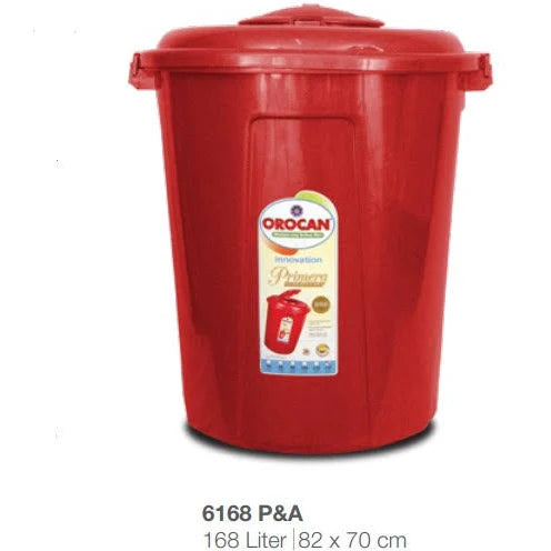 6168 P&A 168 Liter Primera Utility Can with Cover