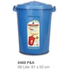 8468 P&A 68 Liter Primera Utility Can with Cover