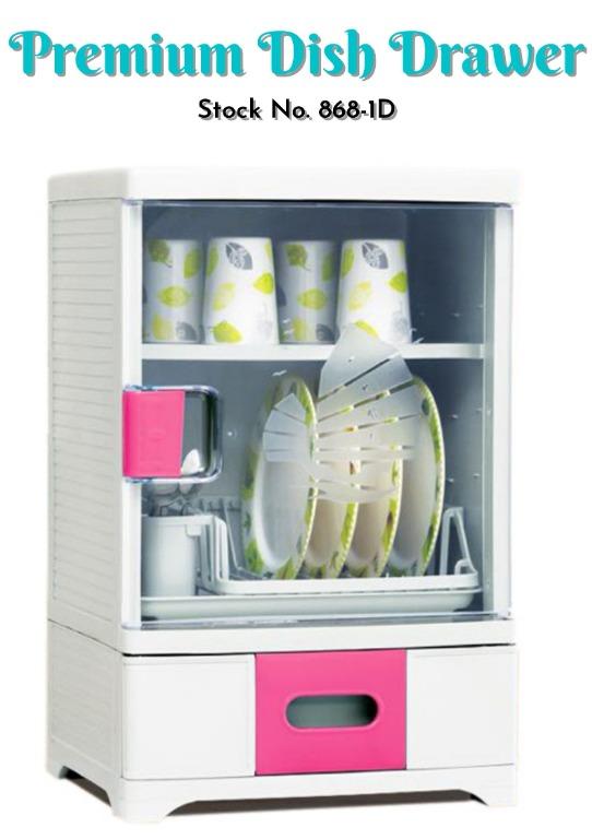 868-1D Premium Dish Cabinet