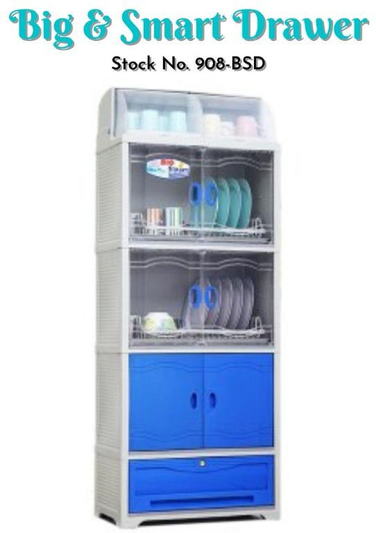 908-BSD Big & Smart Drawer Dish Cabinet