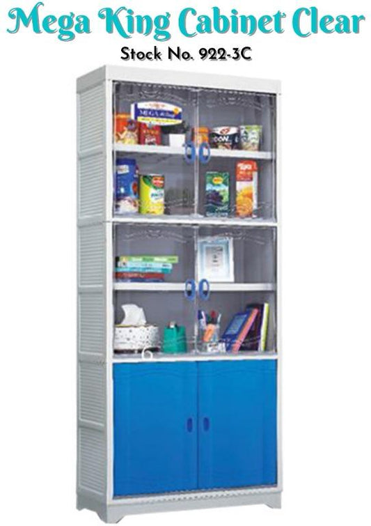922-3C Mega King Cabinet CLEAR